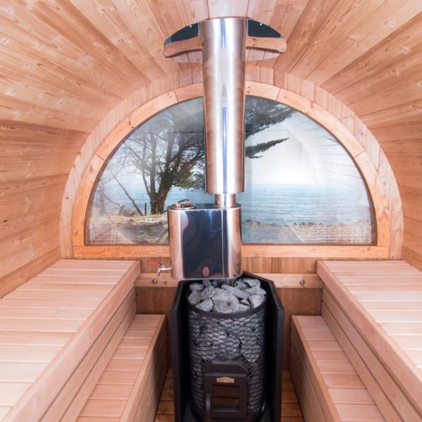 Half Window | Barrel Sauna Upgrades | Canterbury Saunas